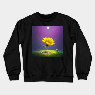 Yellow flowers Crewneck Sweatshirt